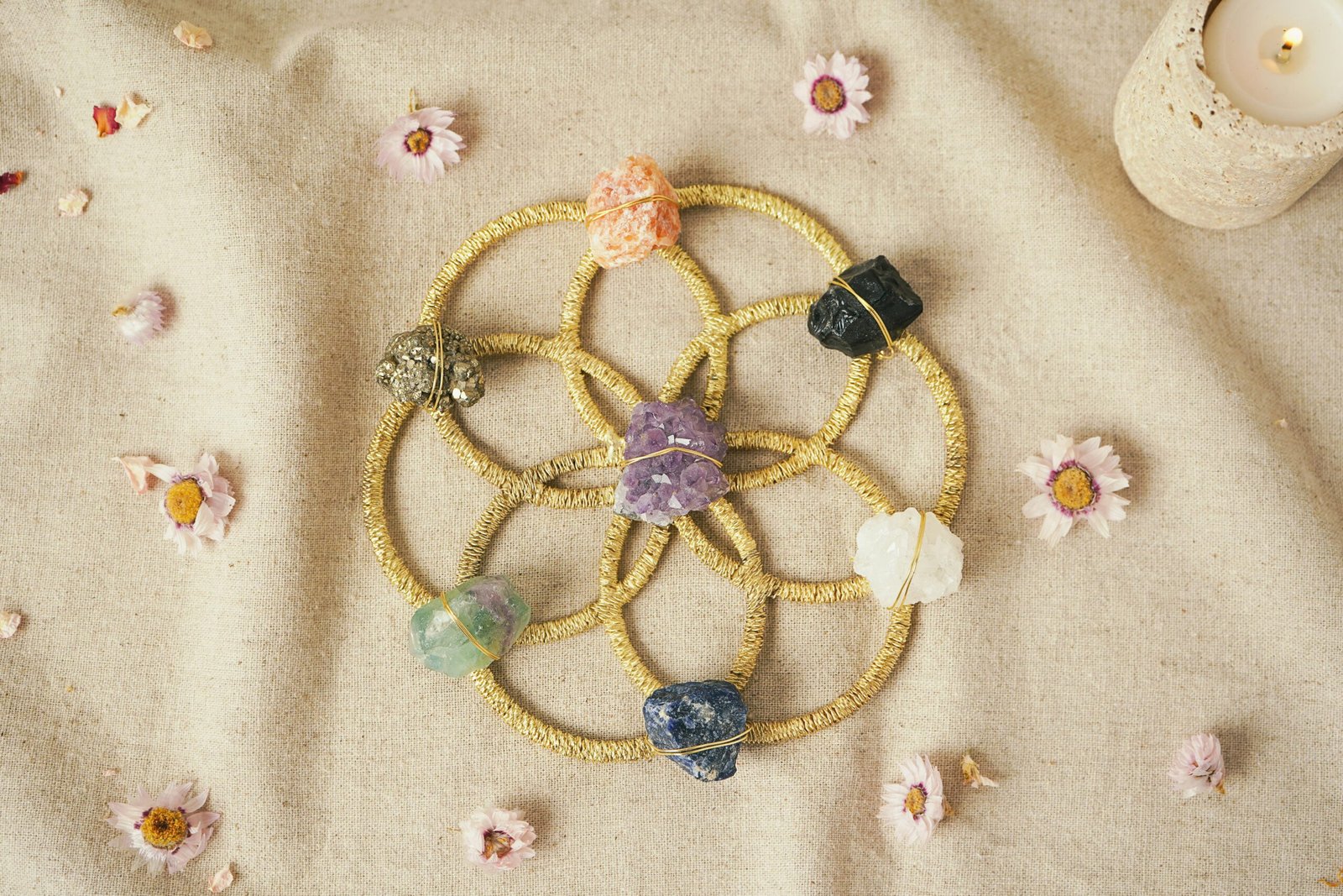 A crystal mandala