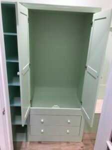 Bespoke Wardrobe with Coat Stand with Shoe Storage