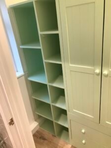 Bespoke Wardrobe Shelving and Coat Stand with Shoe Storage